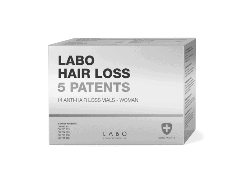 LABO 5 Patents ampulas pret matu izkrišanu, N 14 SIEVIETĒM