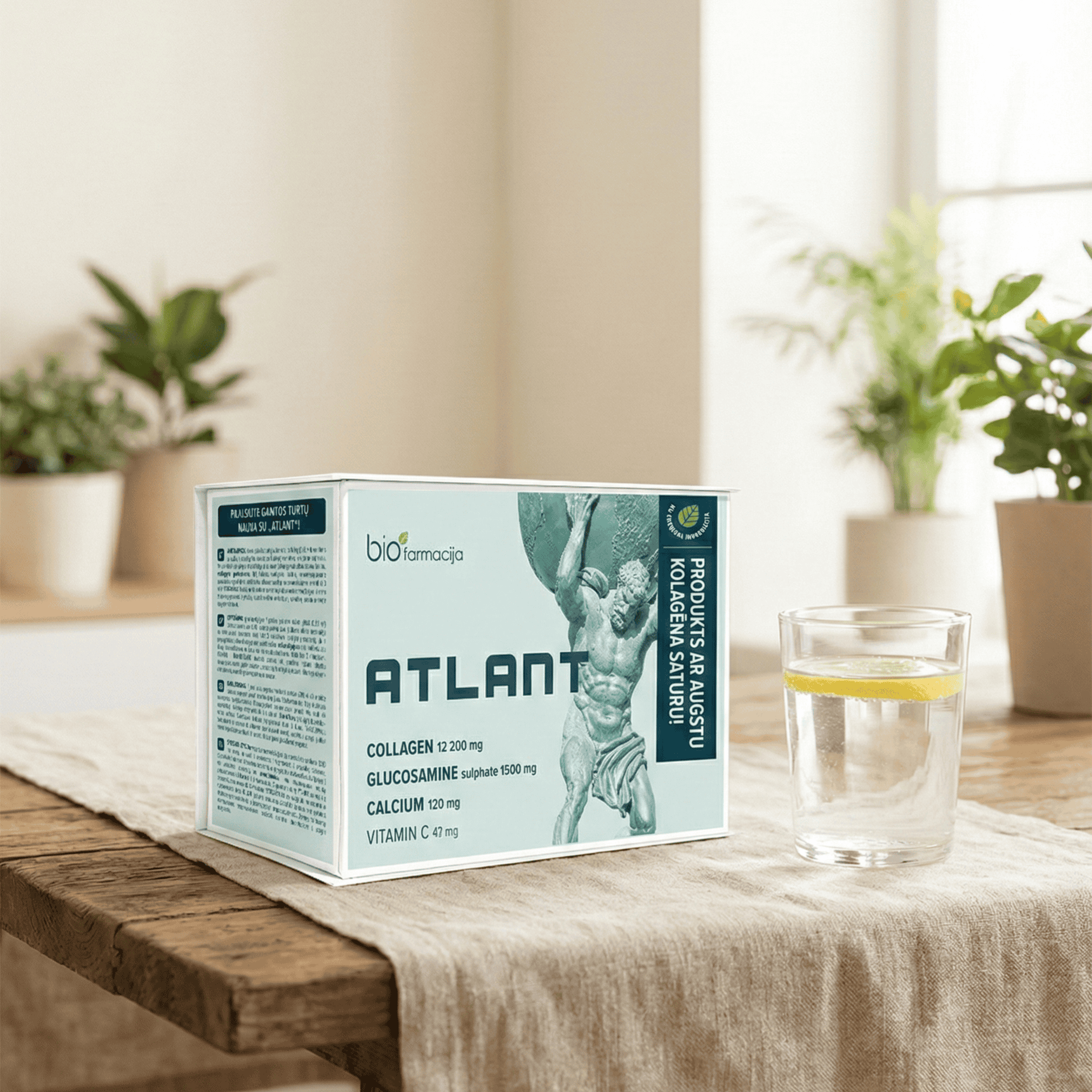 Biofarmacija Uztura bagātinātāji Sportam - Atlant