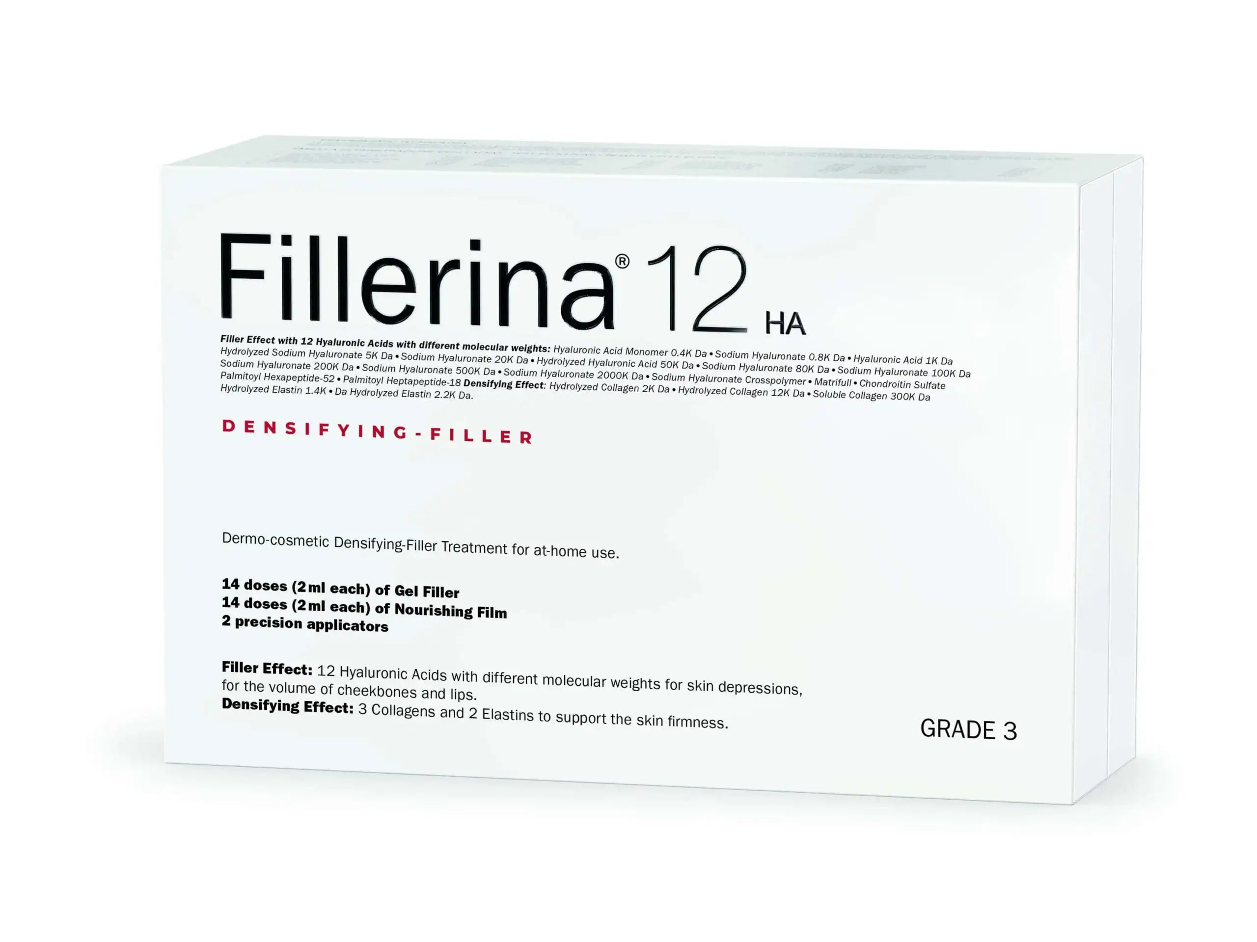 FILLERINA 12HA dermo-kosmētiskās pildvielas komplekts 2x30 ml