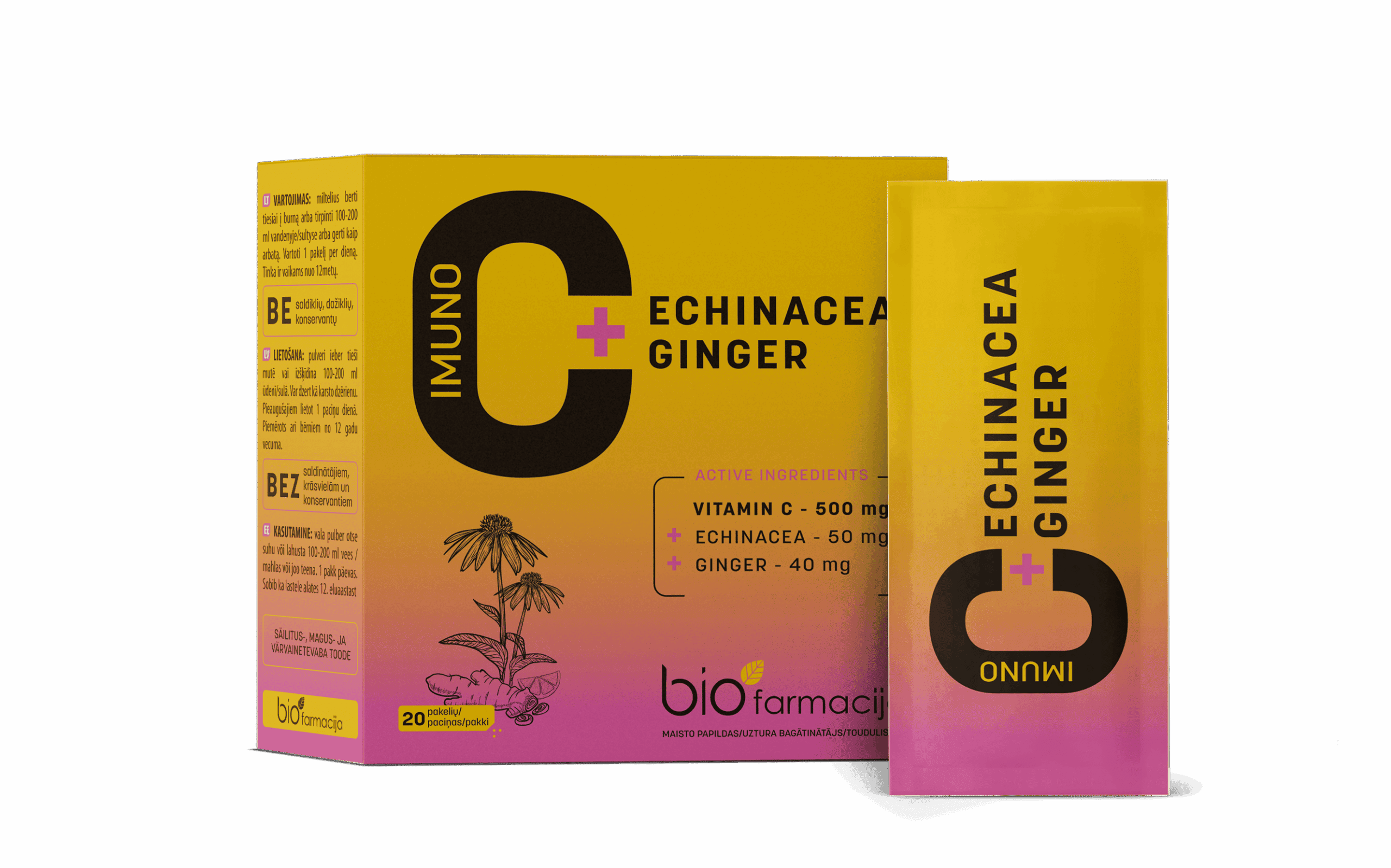 Imuno C + Echinacea + Ginger, N20