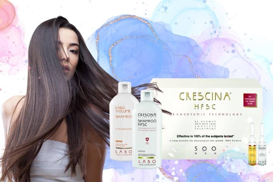 Matu kopšana ar CRESCINA un Labo