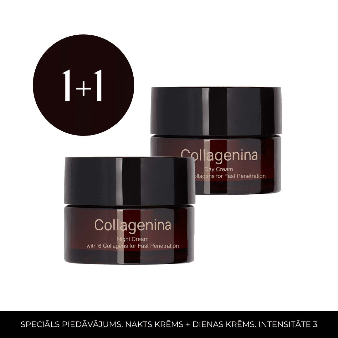 Collagenina ĪPAŠAIS PIEDĀVĀJUMS, Nakts krēms + Dienas krēms DĀVANĀ