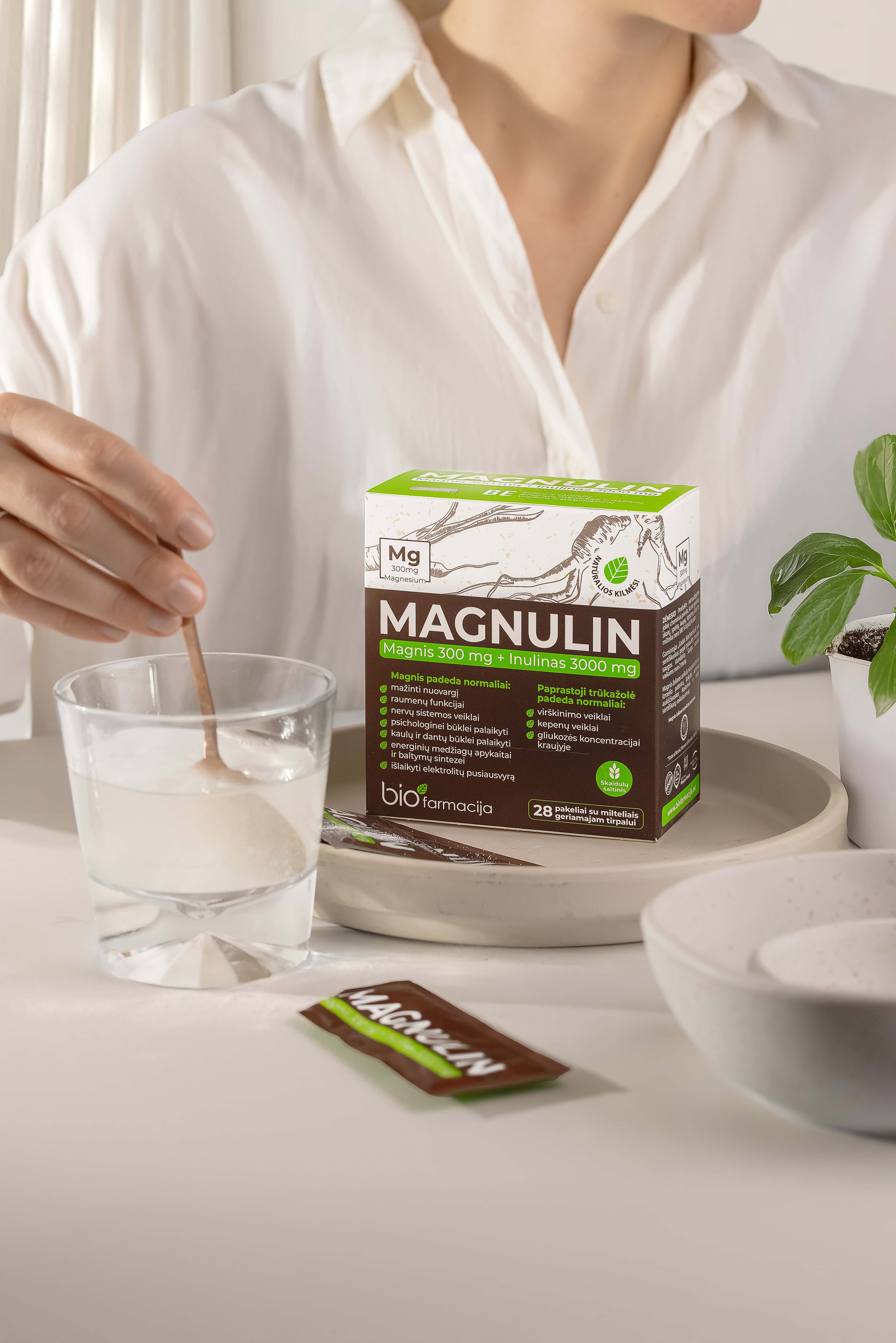 Biofarmacija Uztura bagātinātāji - Magnulin