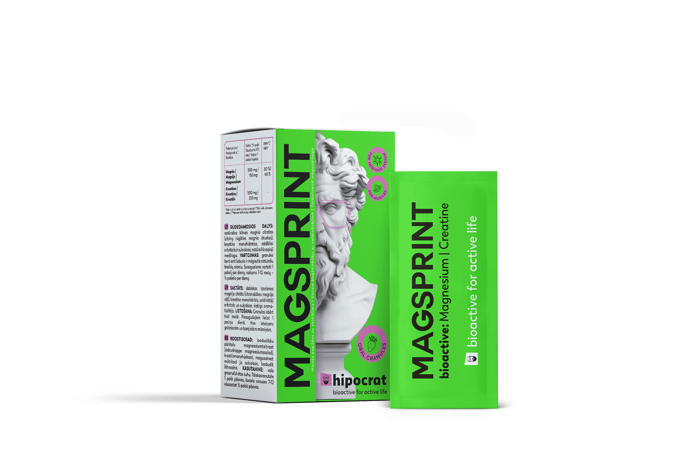 HIPOCRAT MAGSPRINT granulas, N14