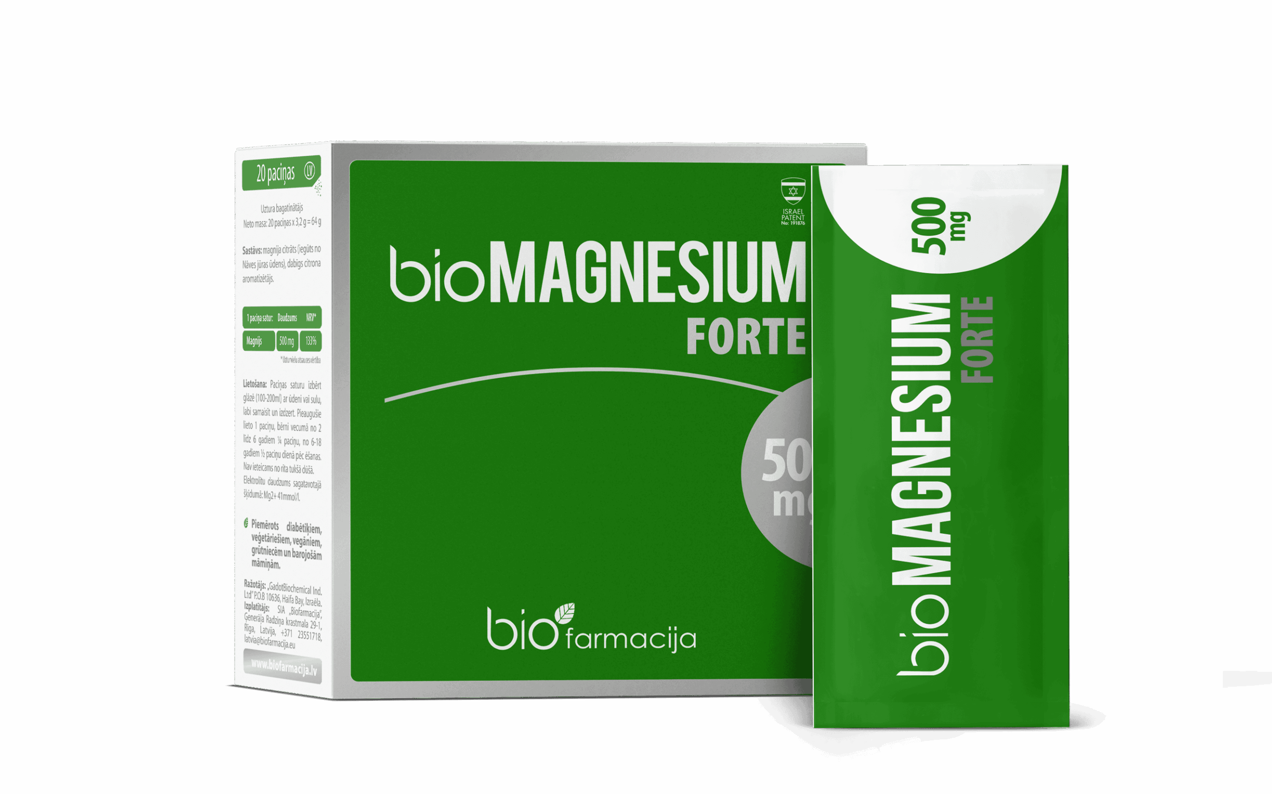 bioMAGNESIUM FORTE 500mg, N20