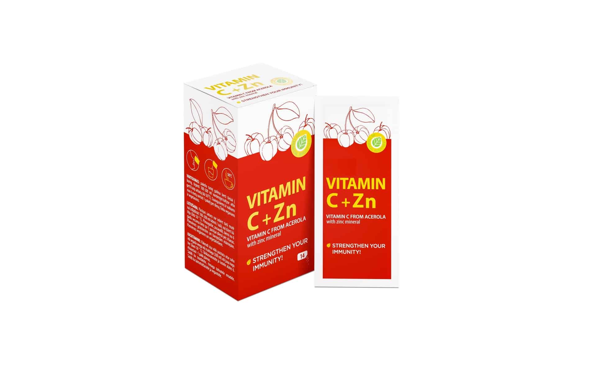 VitaminC+Zn N14, pulveris 7280010161226
