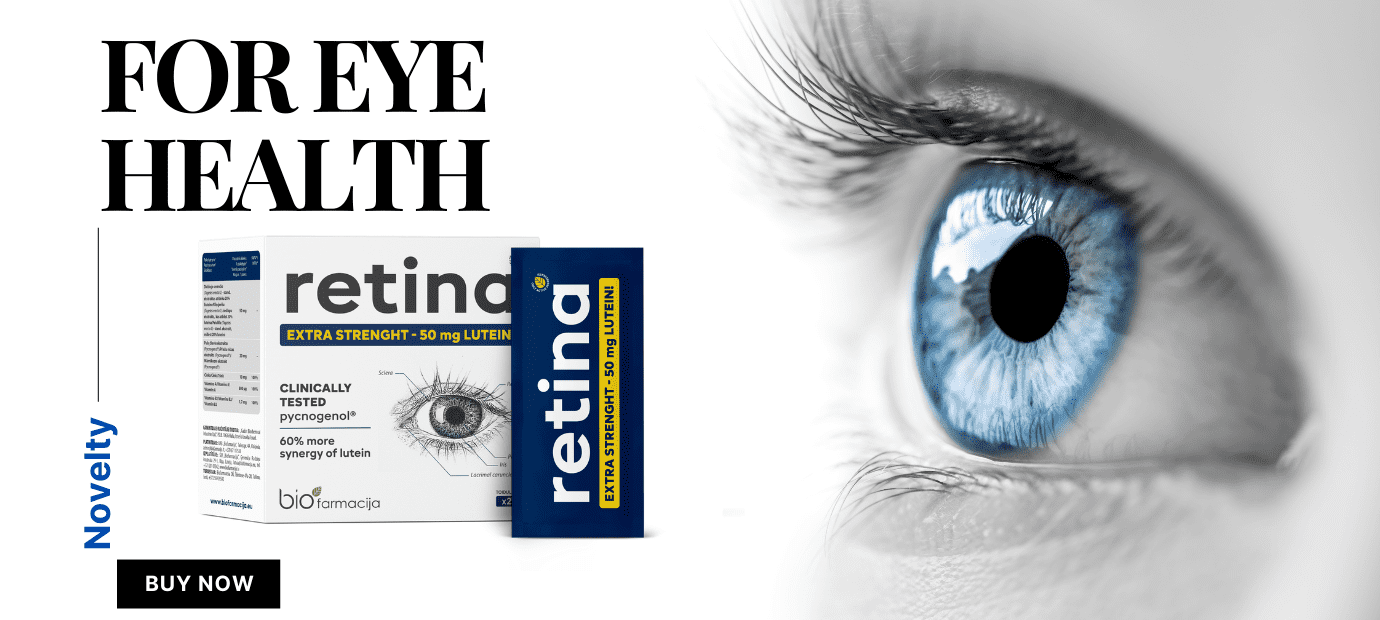 Retina supplement for eyes